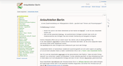 Desktop Screenshot of anlaufstellen-berlin.de